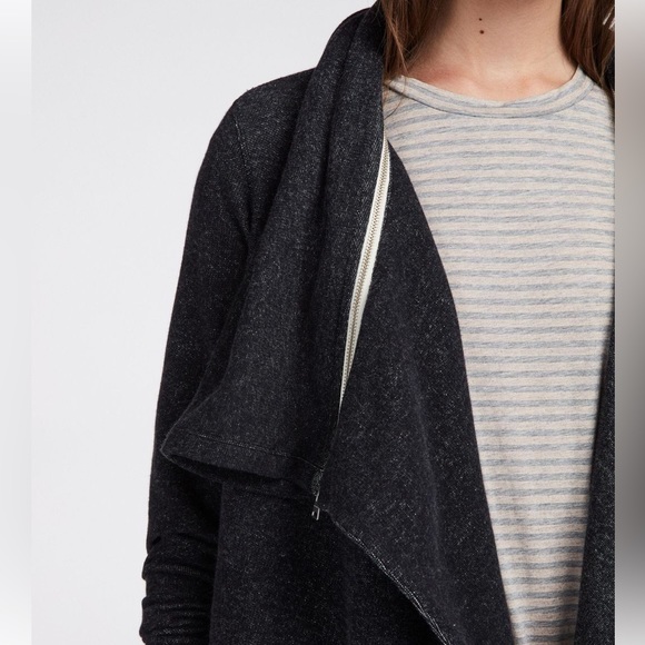 AllSaints dark gray cardigan in the Mila Dahlia style - Picture 8 of 9